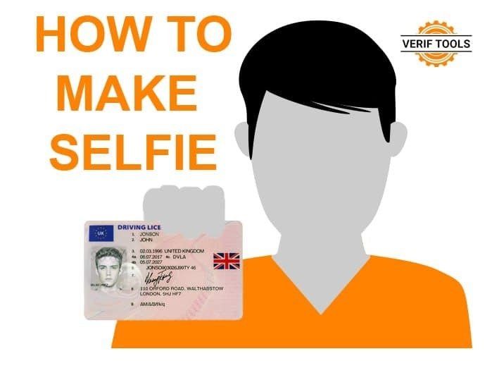 Selfie with document example