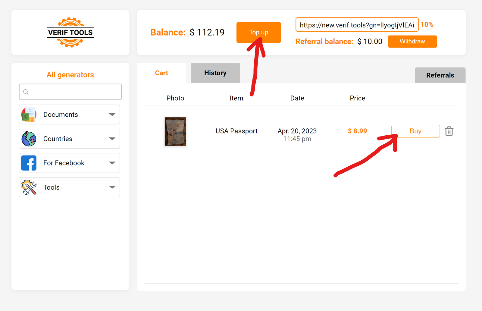 how to use verif tools